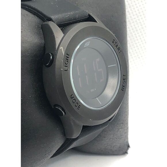 Skechers SR6126 Unisex Black Resin Digital Black Dial Quartz Wrist Watch OP313 - Picture 3 of 9